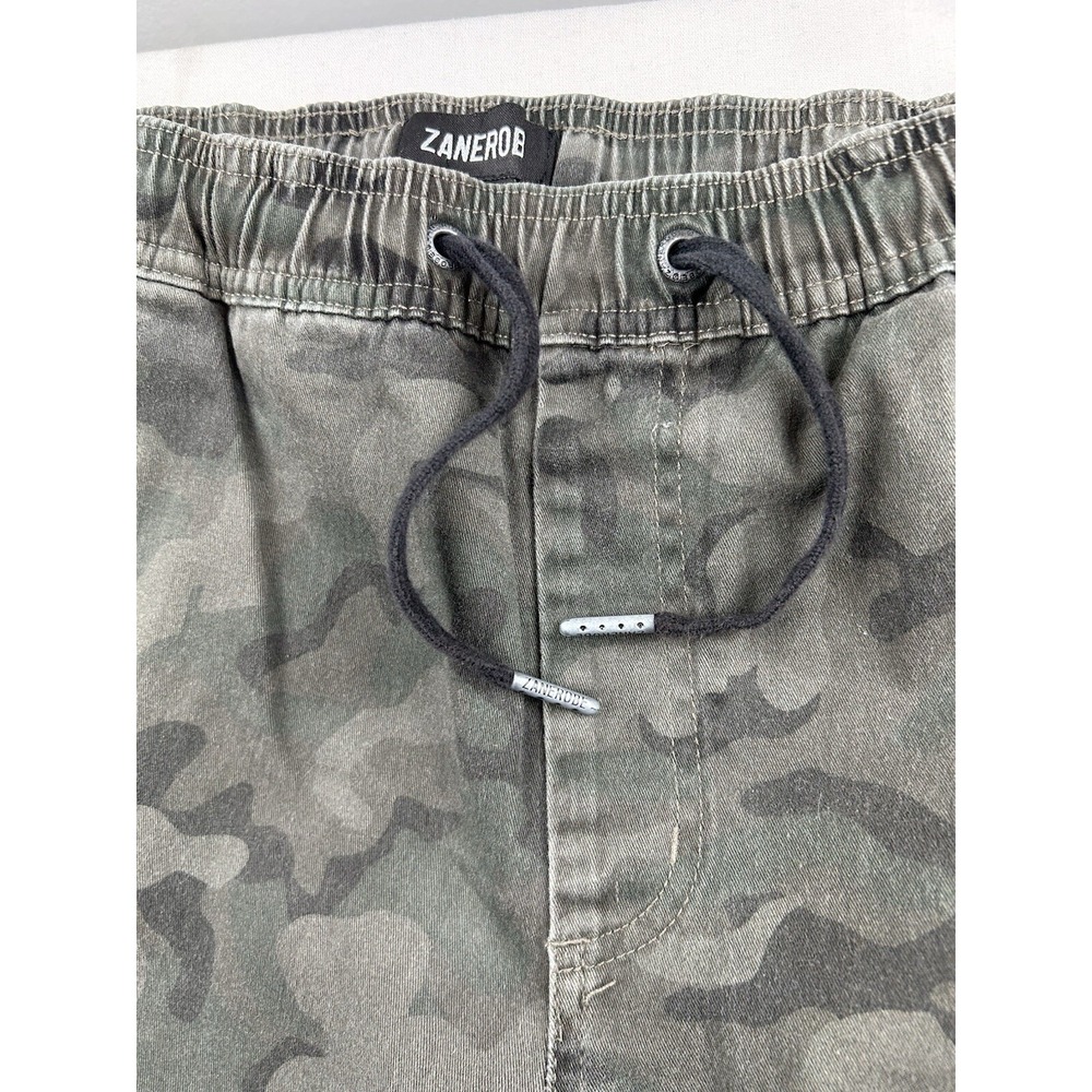 Zanerobe Sureshot Jogger Mens 29x28 Camo Drawstring Pants Green - Picture 5 of 15